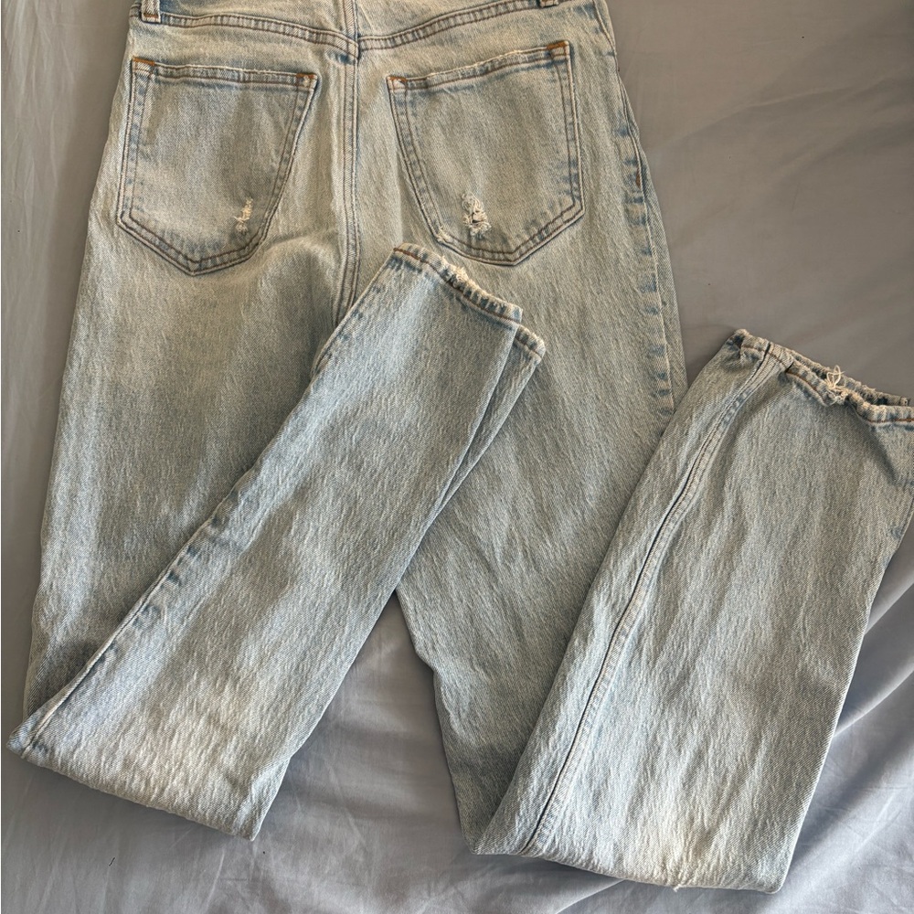 Abercrombie & Fitch Light Blue Straight Leg Jeans
